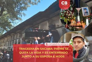 PADRE DE FAMILIA SE QUITA LA VIDA TRAS TRAGEDIA EN SACABA Y ES ENTERRADO JUNTO A SU ESPOSA E HIJOS
